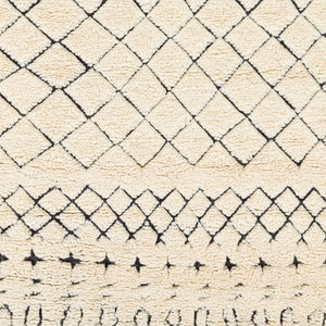 Surya Meknes 2' X 3' Handmade Wool Rug - Luxurious, Durable, And Timeless Design For Any Home Decor Cream Nz Wool Mek1003-69