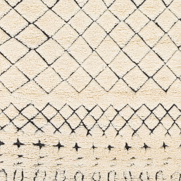 Surya Meknes 2' X 3' Handmade Wool Rug - Luxurious, Durable, And Timeless Design For Any Home Decor Cream Nz Wool Mek1003-69