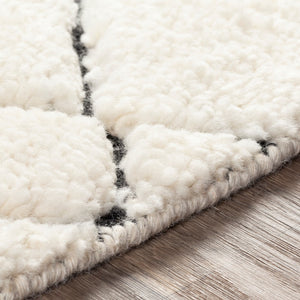 Surya Meknes 2' X 3' Handmade Wool Rug - Luxurious, Durable, And Timeless Design For Any Home Decor Cream Nz Wool Mek1003-69