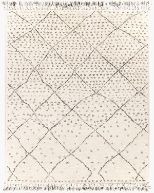 Surya Meknes 2' X 3' Handmade Wool Rug - Luxurious, Durable, And Timeless Design For Any Home Decor Charcoal Nz Wool Mek1004-810