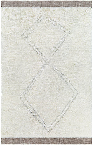 Meknes MEK-1006 9' x 12' Handmade Rug MEK1006-912  Oatmeal, Gray, Charcoal, Black, Dark Brown Surya