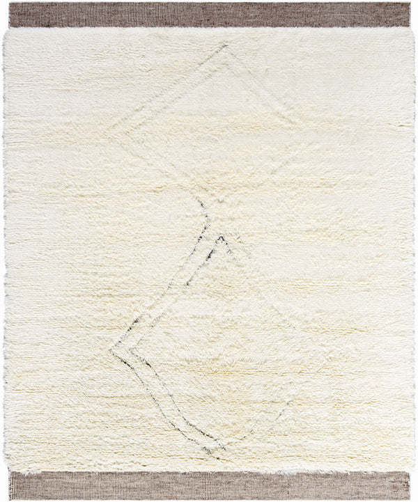 Meknes MEK-1006 8' x 10' Handmade Rug MEK1006-810  Oatmeal, Gray, Charcoal, Black, Dark Brown Surya