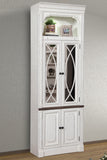 Parker House Provence 32 In. Glass Door Cabinet Vintage Alabaster Poplar Solids / Birch Veneers PRO#440