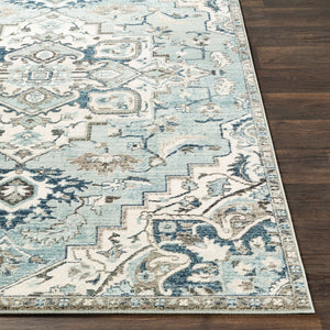 Livabliss Mesopotamia Traditional Polypropylene Area Rug for Entryways and High Traffic Hallways Medium Gray, Ch 2'6" x 7'10" MEP2311-26710
