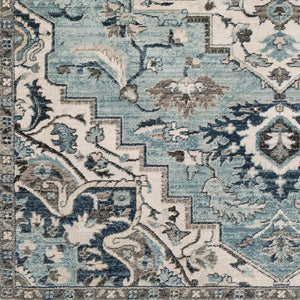Livabliss Mesopotamia Traditional Polypropylene Area Rug for Entryways and High Traffic Hallways Medium Gray, Ch 2'6" x 7'10" MEP2311-26710