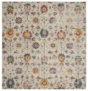 Safavieh Merlot 107 POWER LOOMED  Rug Cream / Multi MER107A-8