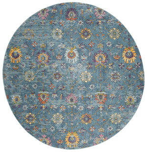 Safavieh Merlot 107 POWER LOOMED  Rug Blue / Multi MER107M-9