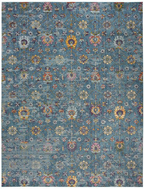 Safavieh Merlot 107 POWER LOOMED  Rug Blue / Multi MER107M-9