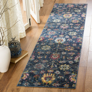 Safavieh Merlot 107 POWER LOOMED  Rug Navy / Multi MER107N-8