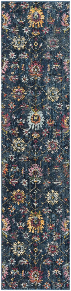 Safavieh Merlot 107 POWER LOOMED  Rug Navy / Multi MER107N-8