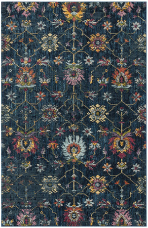 Safavieh Merlot 107 POWER LOOMED  Rug Navy / Multi MER107N-8