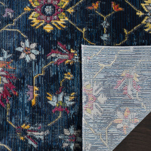 Safavieh Merlot 107 POWER LOOMED  Rug Navy / Multi MER107N-8