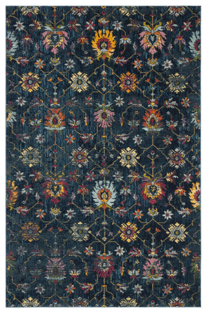 Safavieh Merlot 107 POWER LOOMED  Rug Navy / Multi MER107N-8