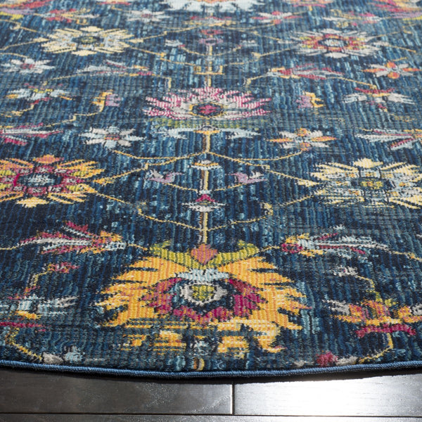 Safavieh Merlot 107 POWER LOOMED  Rug Navy / Multi MER107N-8