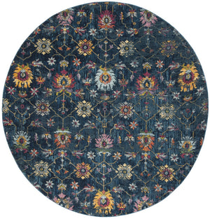 Safavieh Merlot 107 POWER LOOMED  Rug Navy / Multi MER107N-8