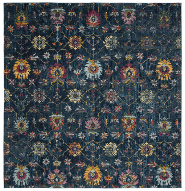 Safavieh Merlot 107 POWER LOOMED  Rug Navy / Multi MER107N-8