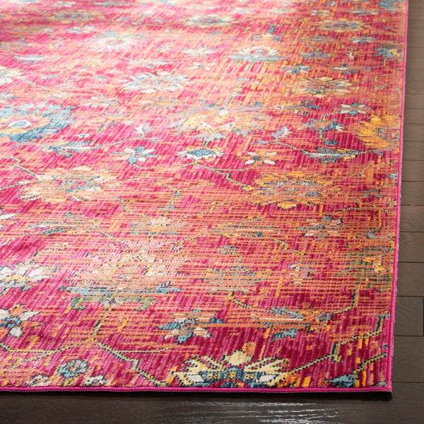 Safavieh Merlot 107 POWER LOOMED  Rug Red / Multi MER107Q-9