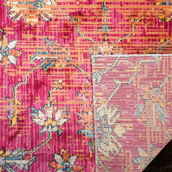 Safavieh Merlot 107 POWER LOOMED  Rug Red / Multi MER107Q-9