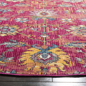 Safavieh Merlot 107 POWER LOOMED  Rug Red / Multi MER107Q-9