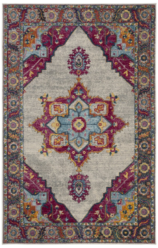 Safavieh Merlot 108 POWER LOOMED Rug Cream / Multi 2' x 6'