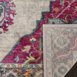 Safavieh Merlot 108 POWER LOOMED Rug Cream / Multi 2' x 6'
