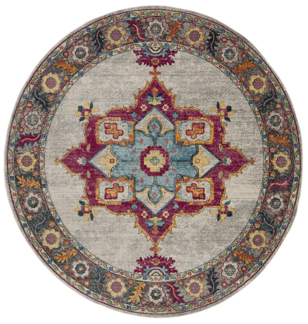 Safavieh Merlot 108 POWER LOOMED Rug Cream / Multi 2' x 6'
