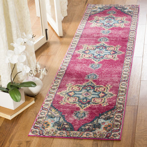 Safavieh Merlot 100 POWER LOOMED  Rug Fuchsia / Multi MER108R-3