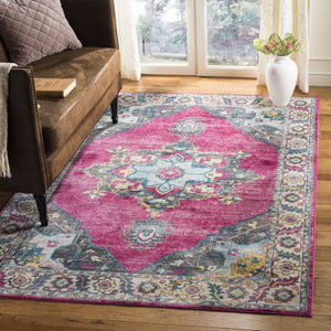 Safavieh Merlot 100 POWER LOOMED  Rug Fuchsia / Multi MER108R-3