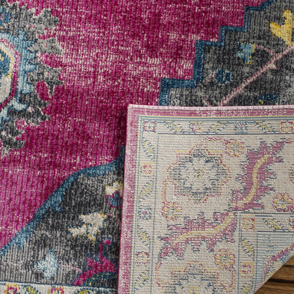 Safavieh Merlot 100 POWER LOOMED  Rug Fuchsia / Multi MER108R-3