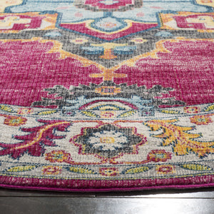Safavieh Merlot 100 POWER LOOMED  Rug Fuchsia / Multi MER108R-3