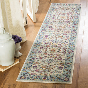 Safavieh Merlot 196 POWER LOOMED  Rug Cream / Multi MER196A-3