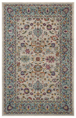 Safavieh Merlot 196 POWER LOOMED  Rug Cream / Multi MER196A-3