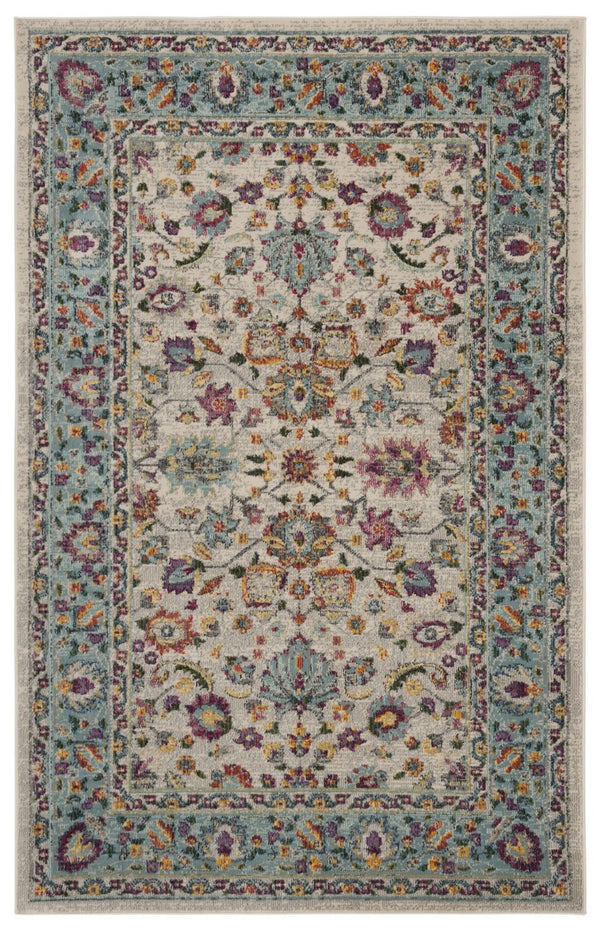 Safavieh Merlot 196 POWER LOOMED  Rug Cream / Multi MER196A-3