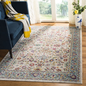 Safavieh Merlot 196 POWER LOOMED  Rug Cream / Multi MER196A-3