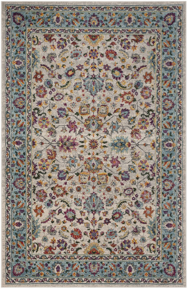 Safavieh Merlot 196 POWER LOOMED  Rug Cream / Multi MER196A-3