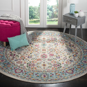 Safavieh Merlot 196 POWER LOOMED  Rug Cream / Multi MER196A-3