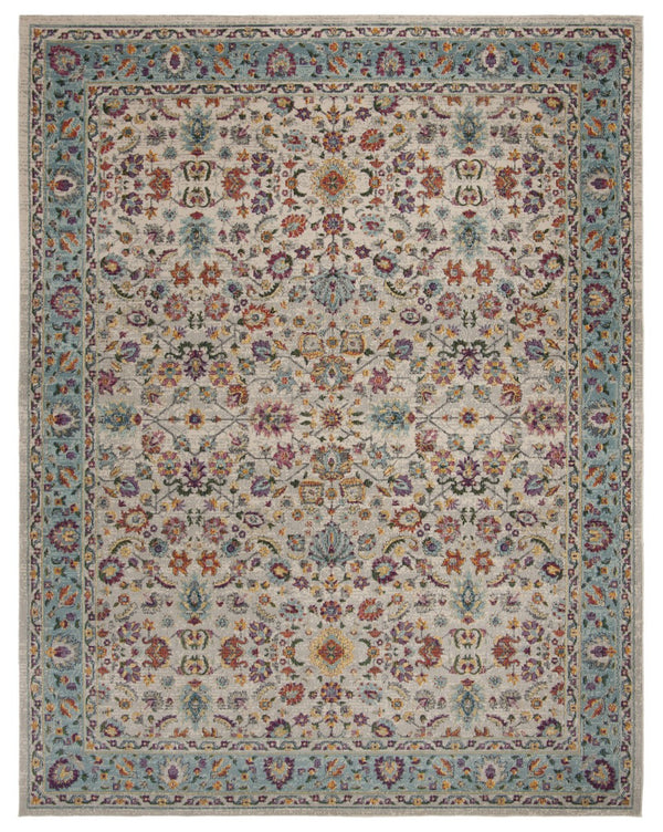 Safavieh Merlot 196 POWER LOOMED  Rug Cream / Multi MER196A-3