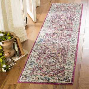 Safavieh Merlot 196 POWER LOOMED  Rug Red / Multi MER196Q-28