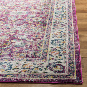Safavieh Merlot 196 POWER LOOMED  Rug Red / Multi MER196Q-28