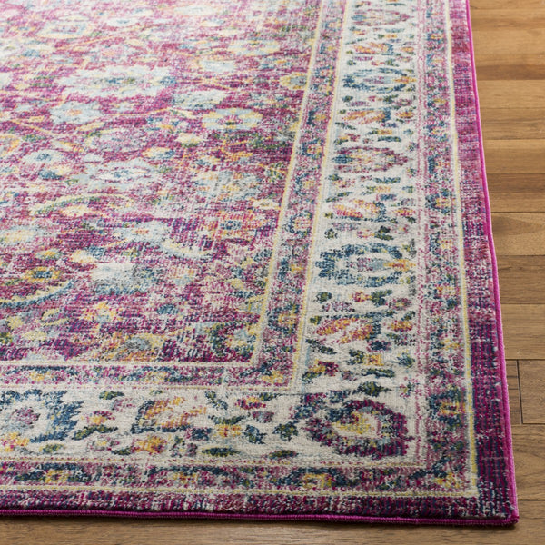 Safavieh Merlot 196 POWER LOOMED  Rug Red / Multi MER196Q-28