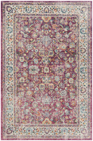 Safavieh Merlot 196 POWER LOOMED  Rug Red / Multi MER196Q-28