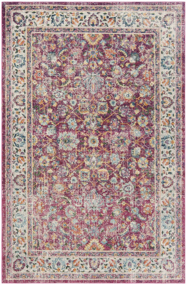 Safavieh Merlot 196 POWER LOOMED  Rug Red / Multi MER196Q-28