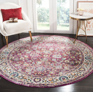 Safavieh Merlot 196 POWER LOOMED  Rug Red / Multi MER196Q-28