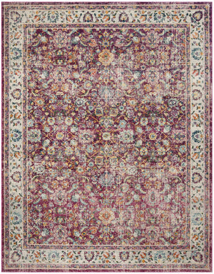 Safavieh Merlot 196 POWER LOOMED  Rug Red / Multi MER196Q-28