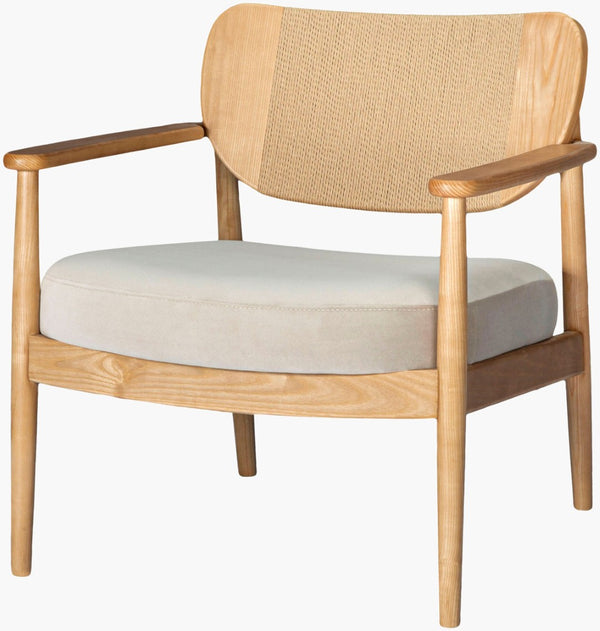 Surya Meera Foam Accent Chair Low Profile Compact Seat for Reading Nooks and Living Rooms MERA001-282627