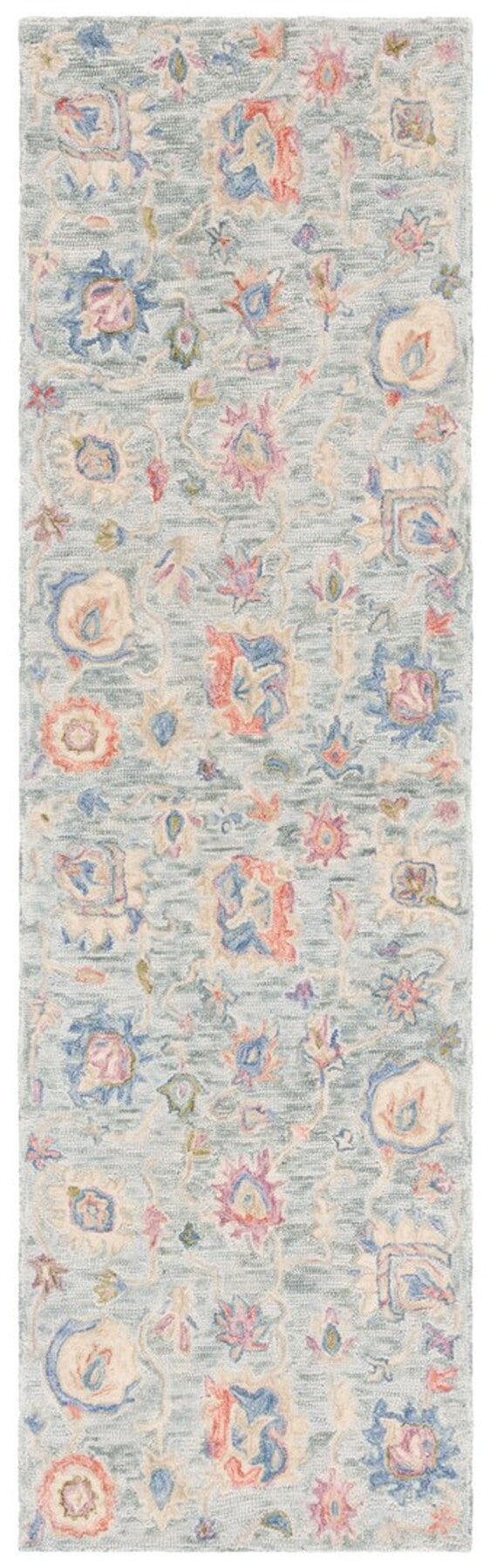 Safavieh Metro 225 Hand Tufted Vintage Rug Blue / Ivory 8' x 10'