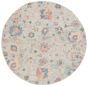 Safavieh Metro 225 Hand Tufted Vintage Rug Blue / Ivory 8' x 10'