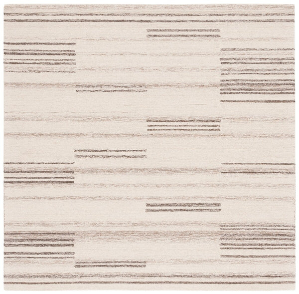 Safavieh Metro 625 Hand Tufted Contemporary Rug Ivory / Brown 8' x 10'