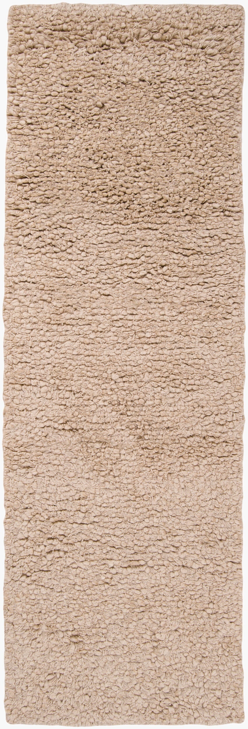 Surya Metropolitan Handmade High Pile Rug 2'6" X 8' - Durable Nz Wool, Modern Decor, One Year Warranty Beige Nz Wool Met8685-268