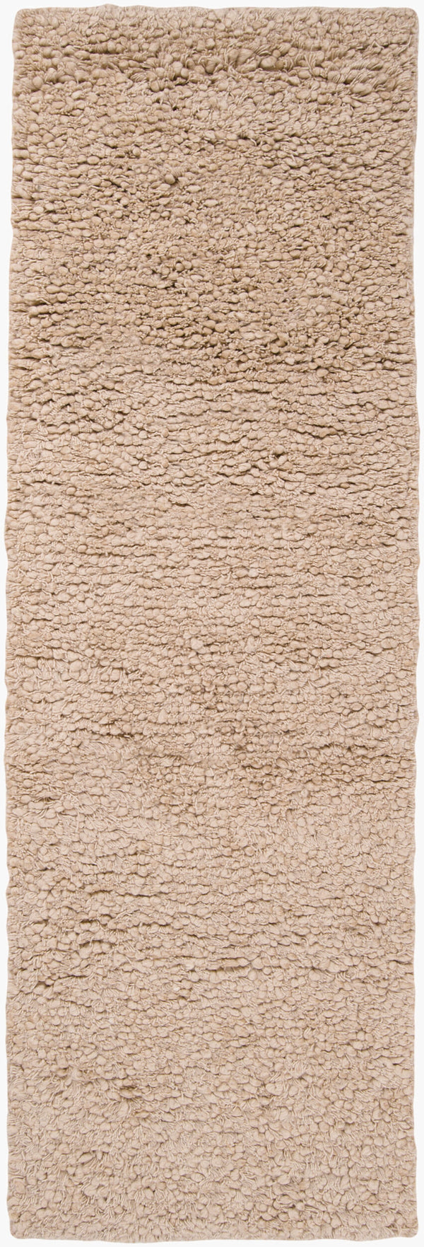 Surya Metropolitan Handmade High Pile Rug 2'6" X 8' - Durable Nz Wool, Modern Decor, One Year Warranty Beige Nz Wool Met8685-268